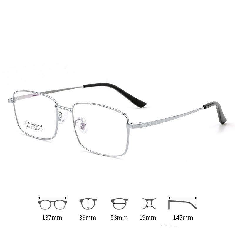 Thin Classic Silver Full Rim