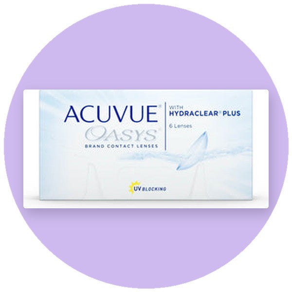 Acuvue bi-weekly contact lenses