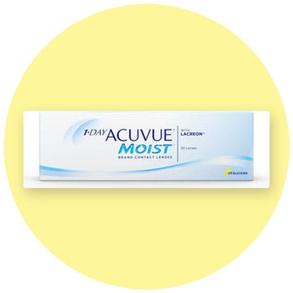 Acuvue daily contact lenses