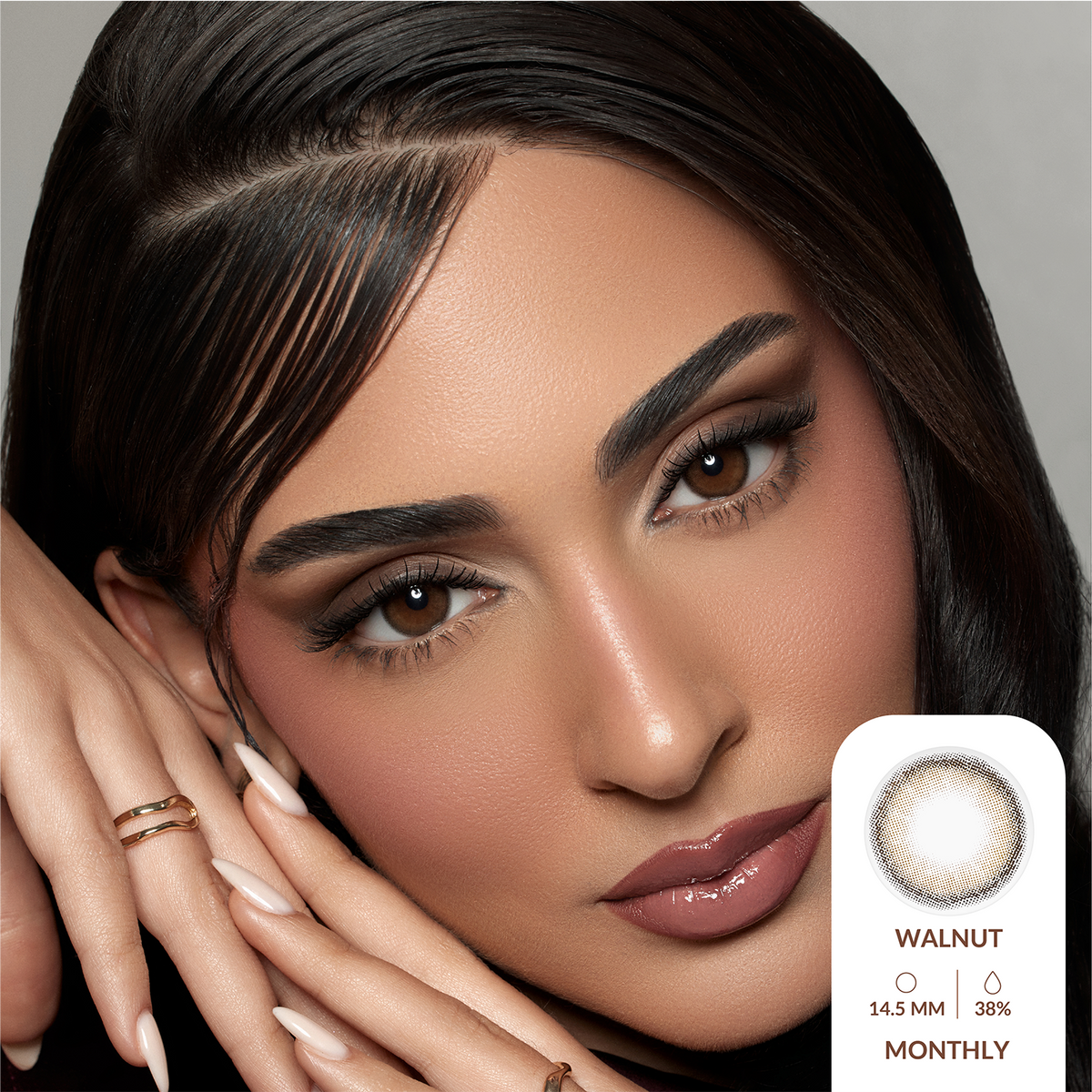 Amara Walnut - 2 Lenses
