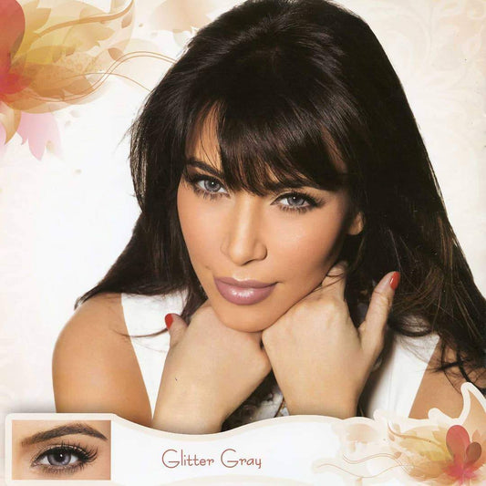 Bella Diamond - Glitter Gray - Contact Lens Qatar
